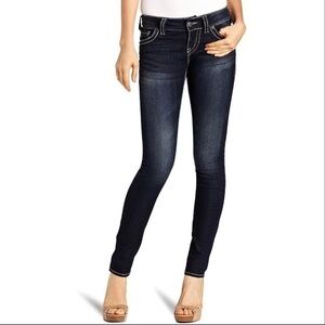 Silver Co Suki Skinny Dark Wash Jeans Size 0 W 25